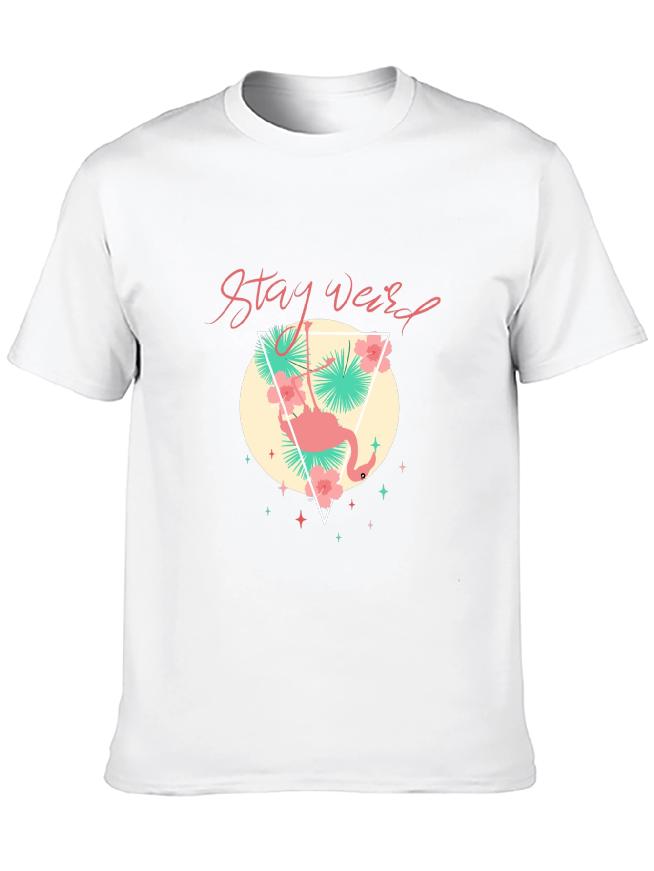 Stay Weird Flamingo Graphic Tee