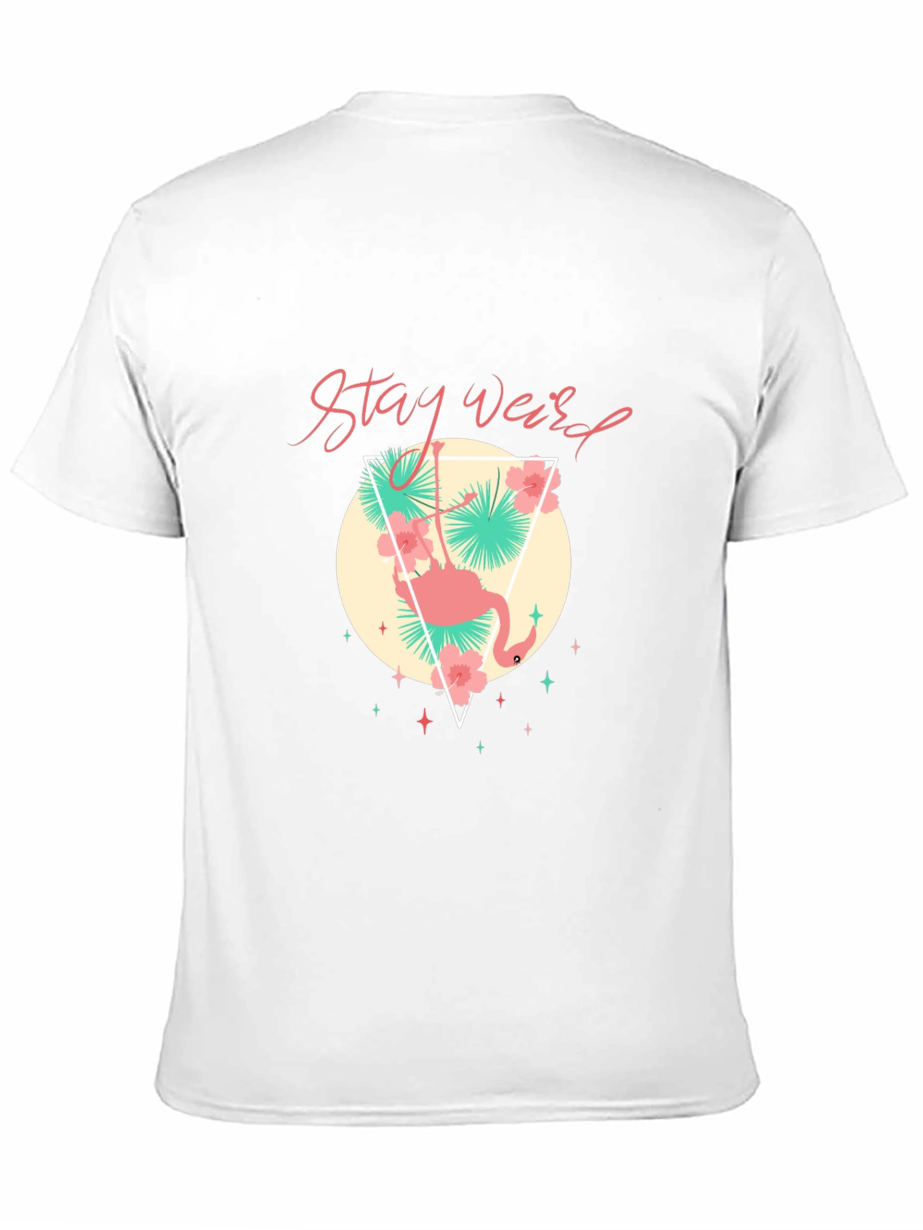 Stay Weird Flamingo Graphic Tee