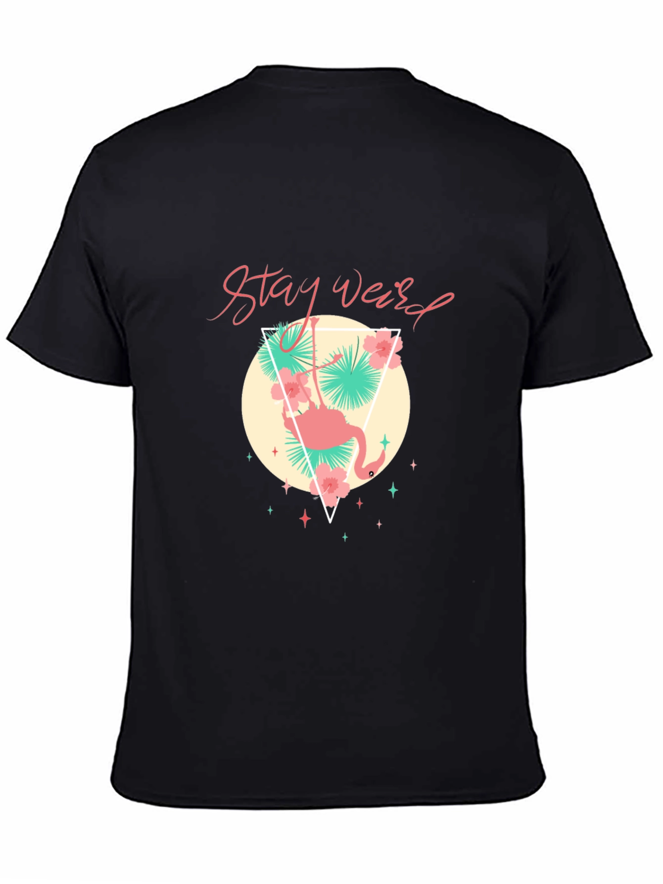 Stay Weird Flamingo Graphic Tee