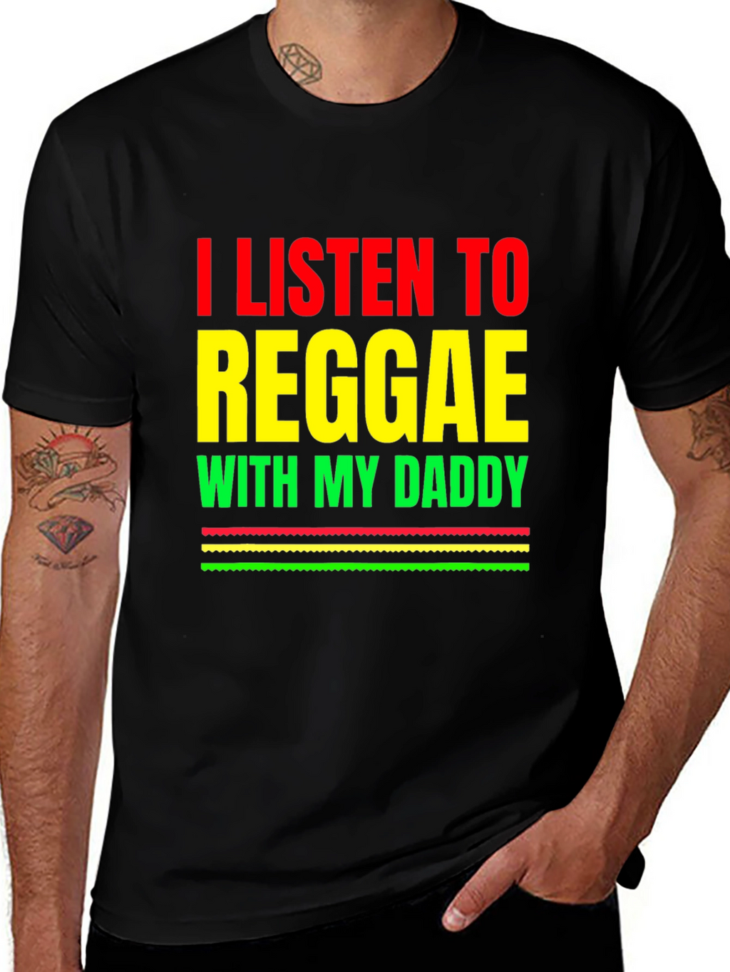 Reggae Daddy T-Shirt - Music Lovers Tee