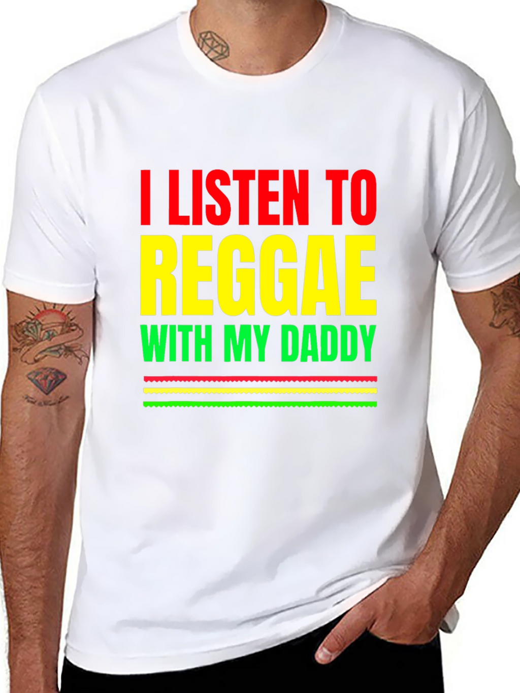 Reggae Daddy T-Shirt - Music Lovers Tee