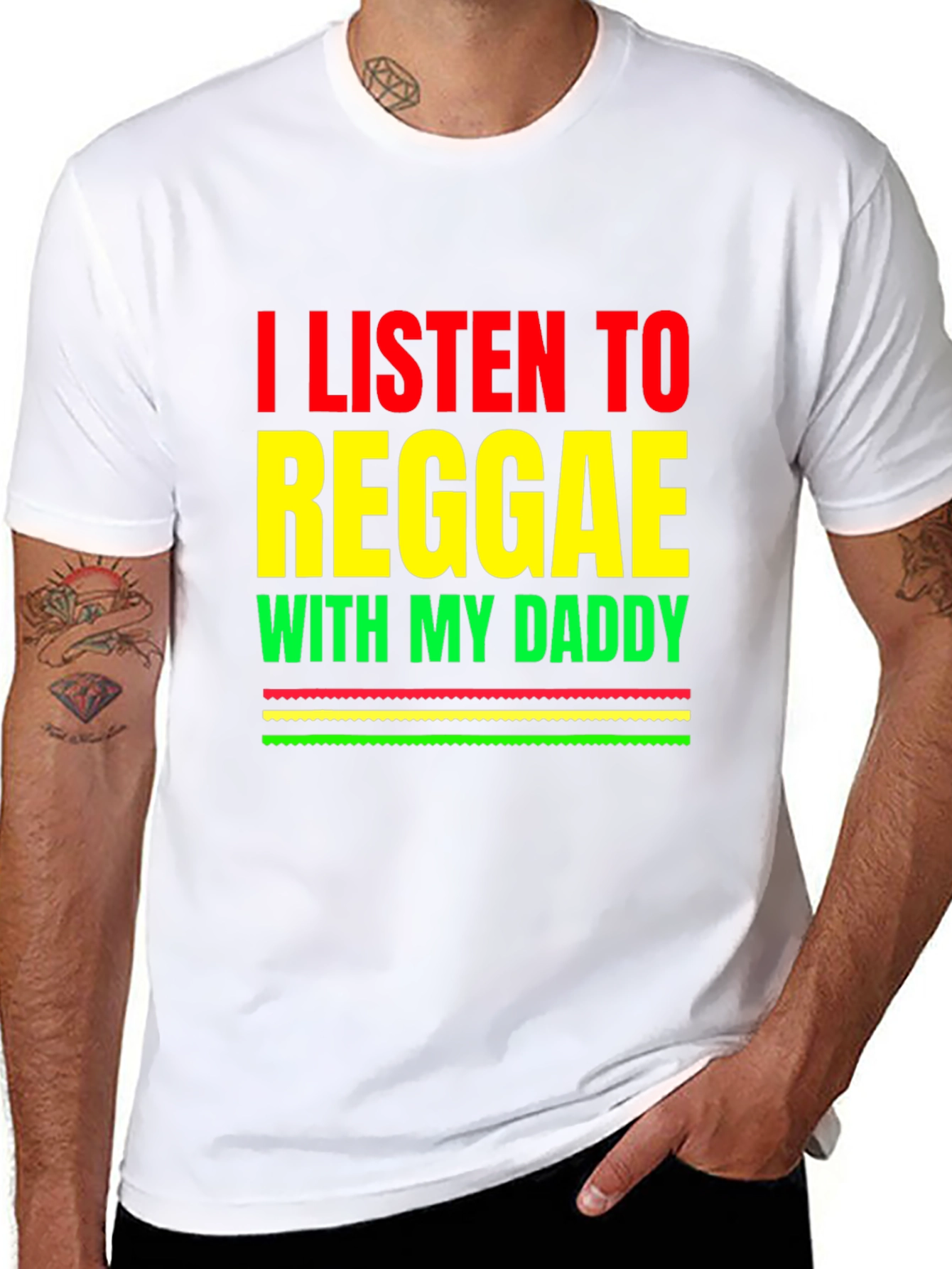 Reggae Daddy T-Shirt - Music Lovers Tee