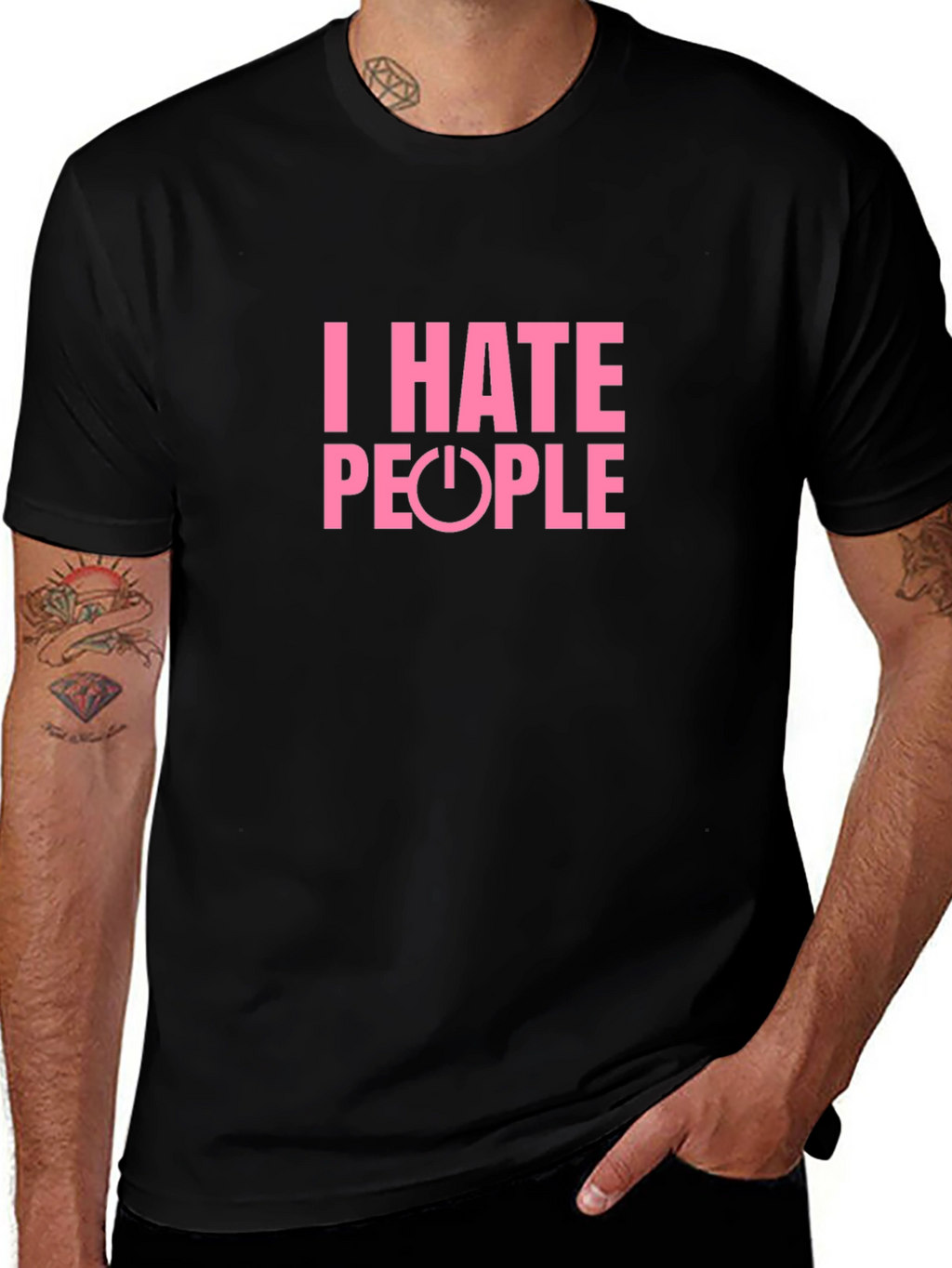 I Hate People T-Shirt - Funny Graphic Tee