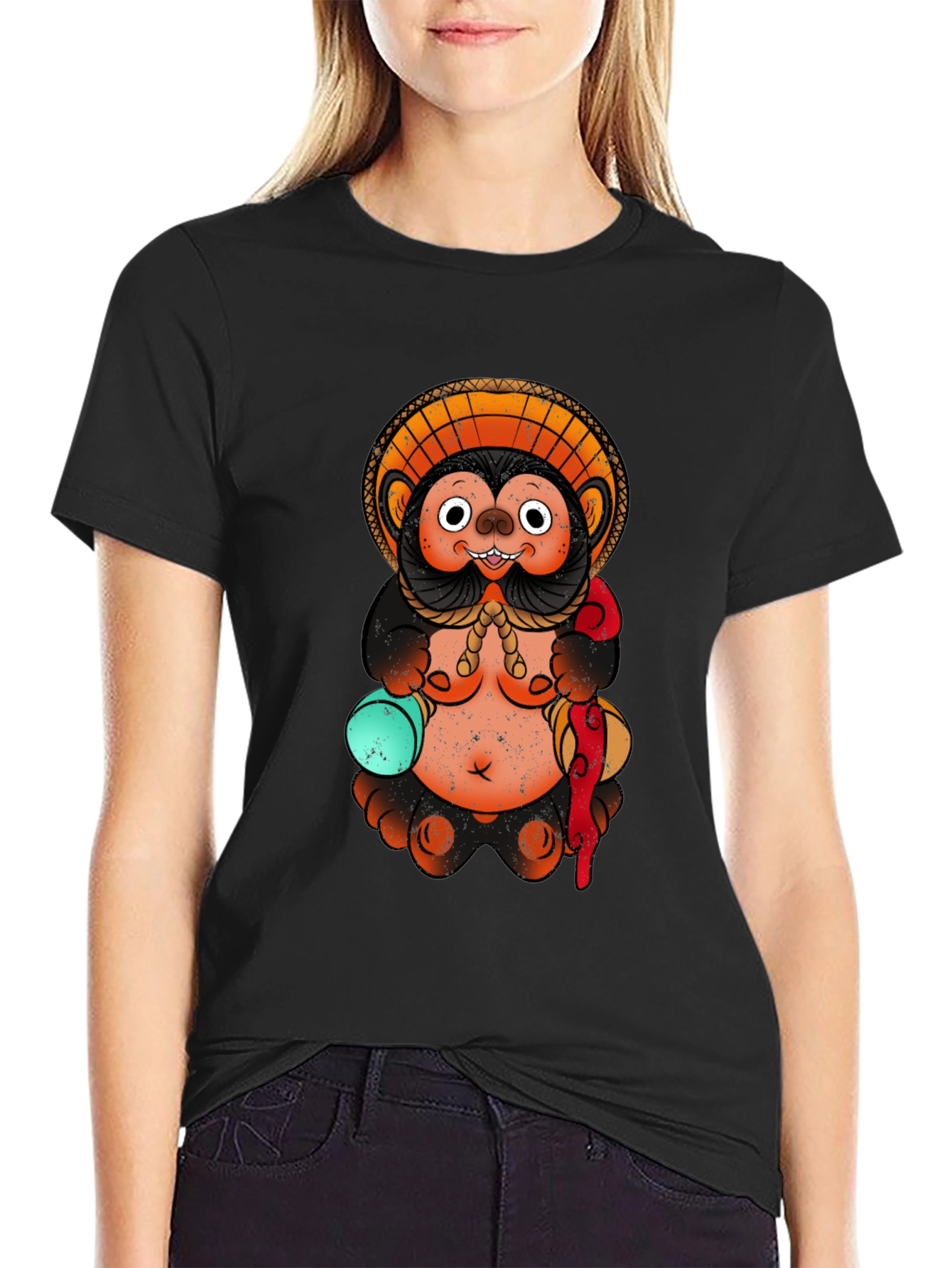 Tanuki T-Shirt - Japanese Folklore Design