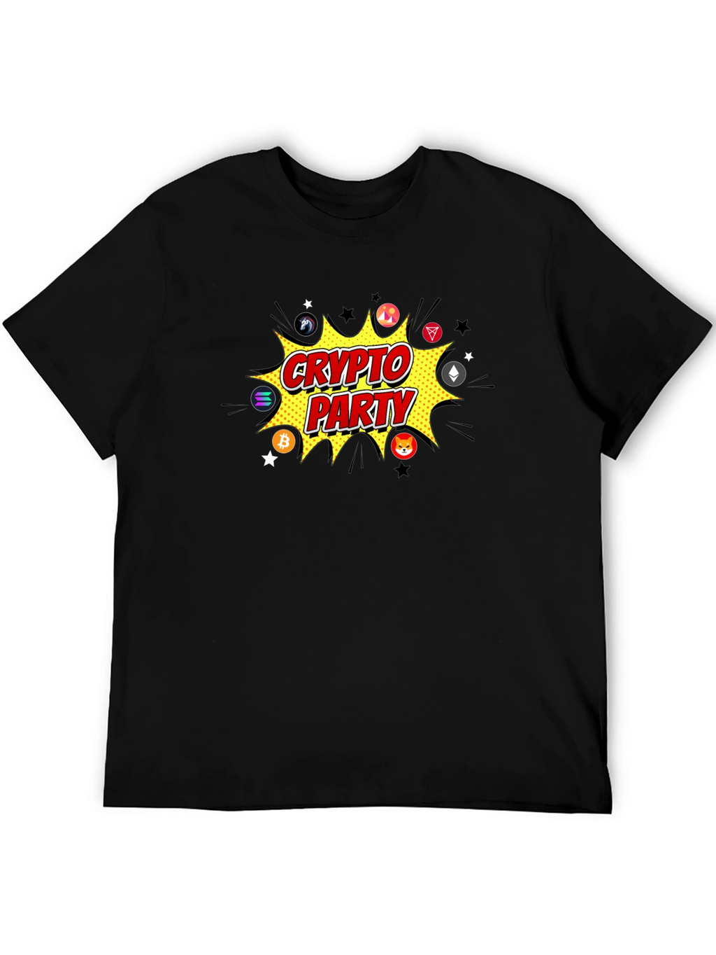 Crypto Party Black T-Shirt