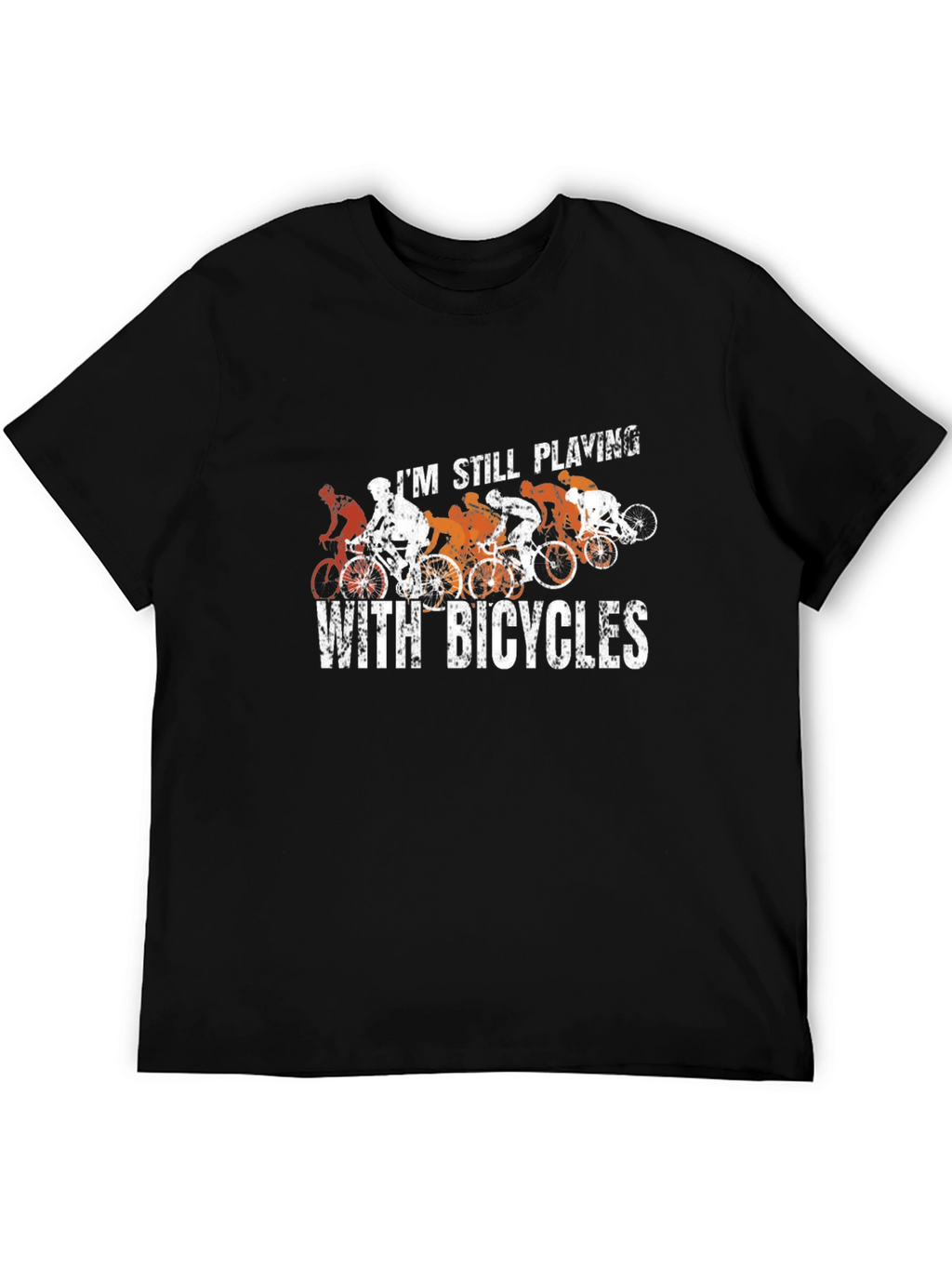 Still Playing With Bicycles Black T-Shirt