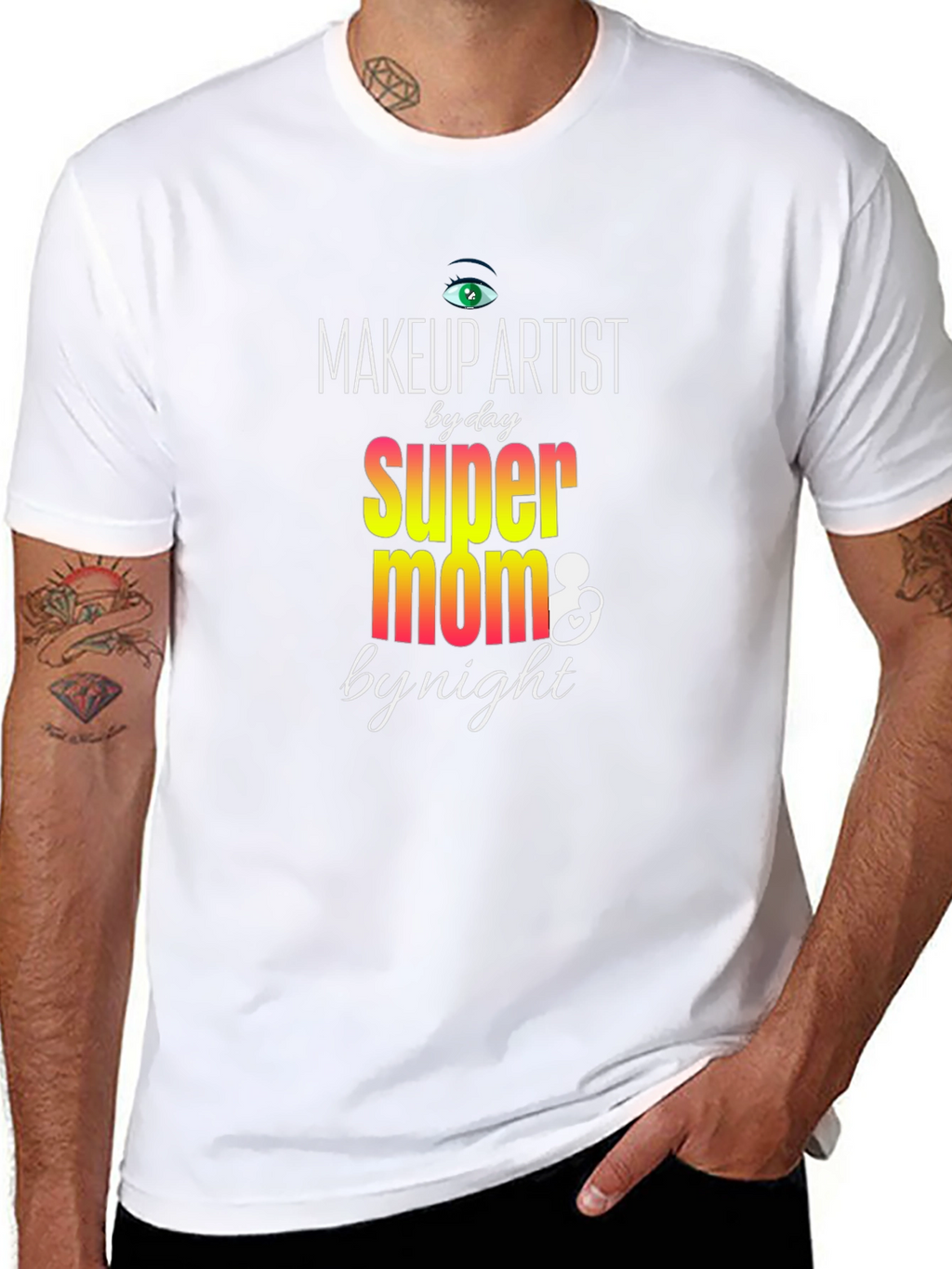Makeup Artist Super Mom T-Shirt
