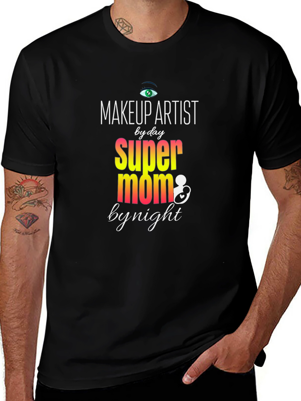 Makeup Artist Super Mom T-Shirt