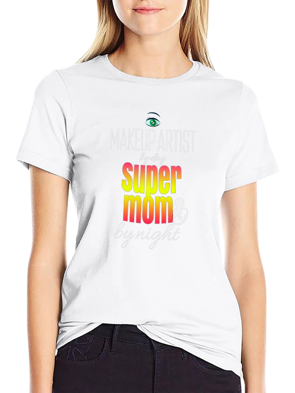Makeup Artist Super Mom T-Shirt