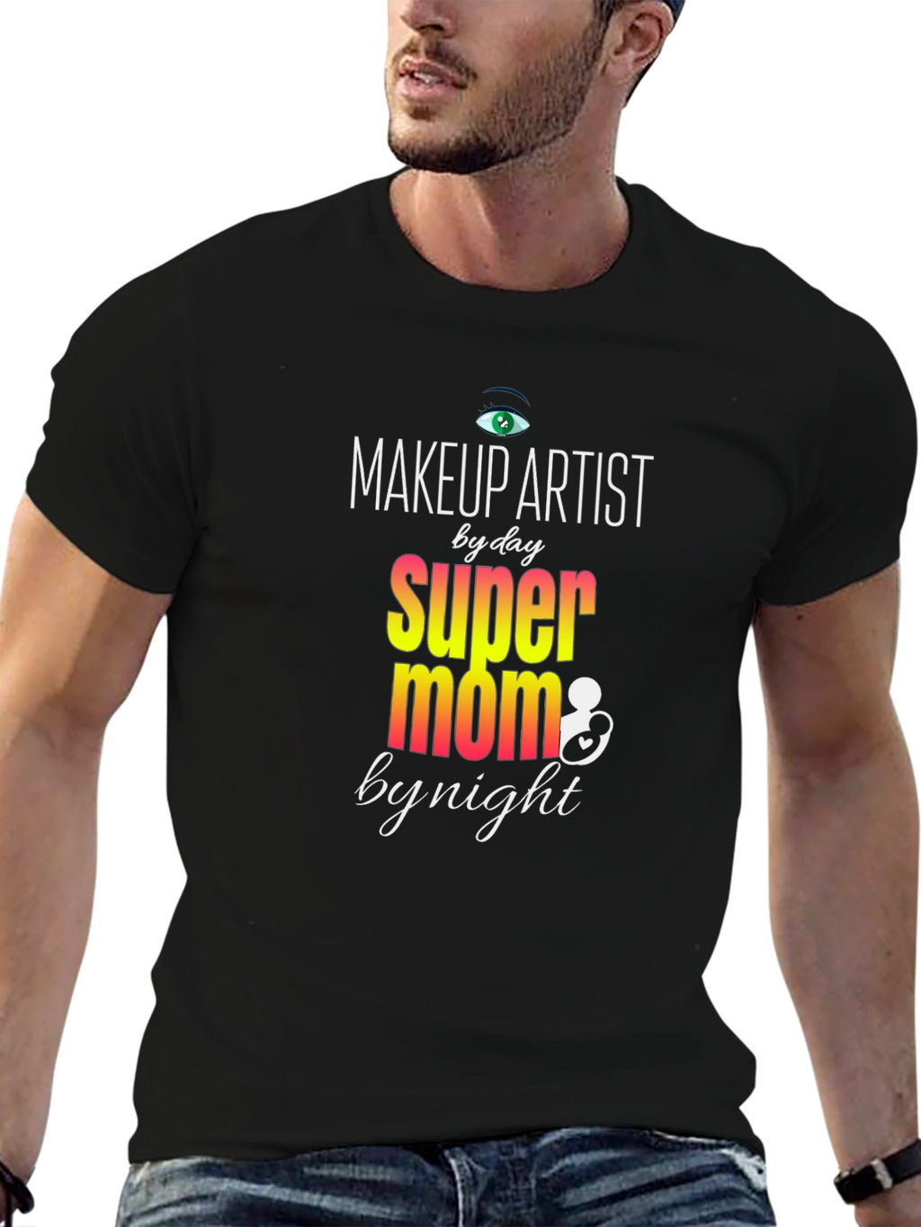Makeup Artist Super Mom T-Shirt