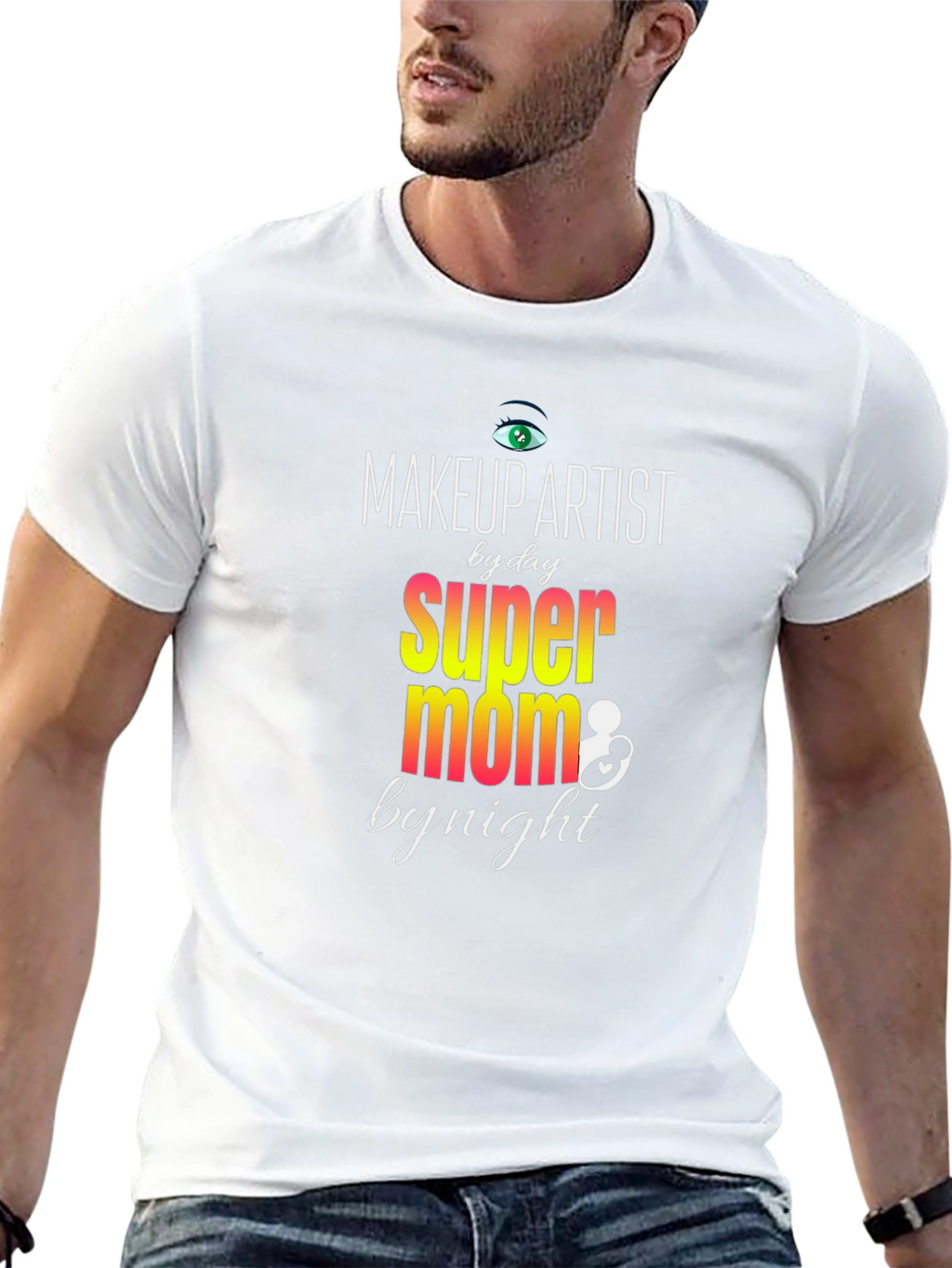 Makeup Artist Super Mom T-Shirt