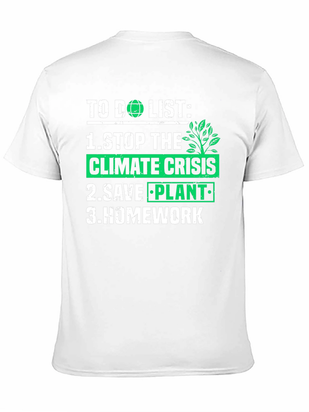 Eco-Friendly To Do List Graphic Tee