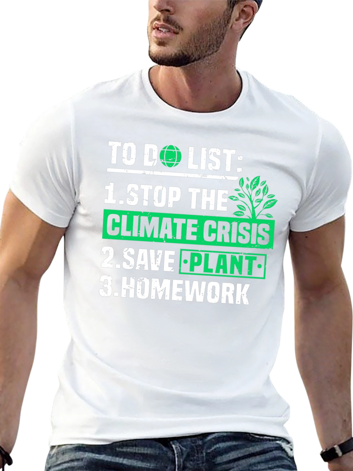 Eco-Friendly To Do List Graphic Tee