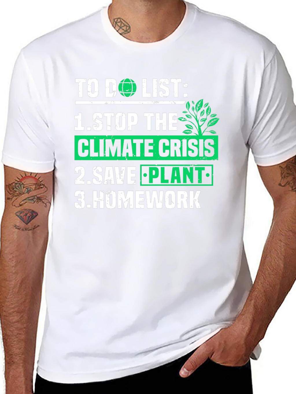 Eco-Friendly To Do List Graphic Tee