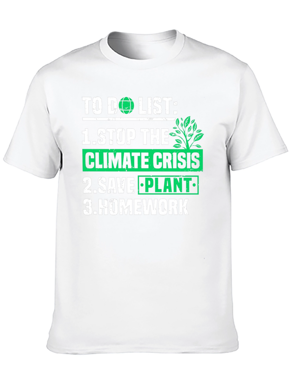 Eco-Friendly To Do List Graphic Tee