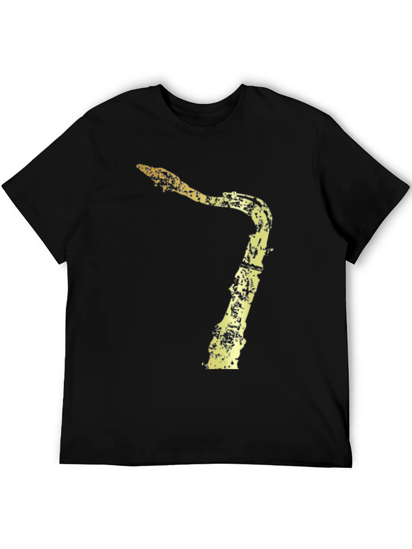 Black Saxophone Graphic Tee
