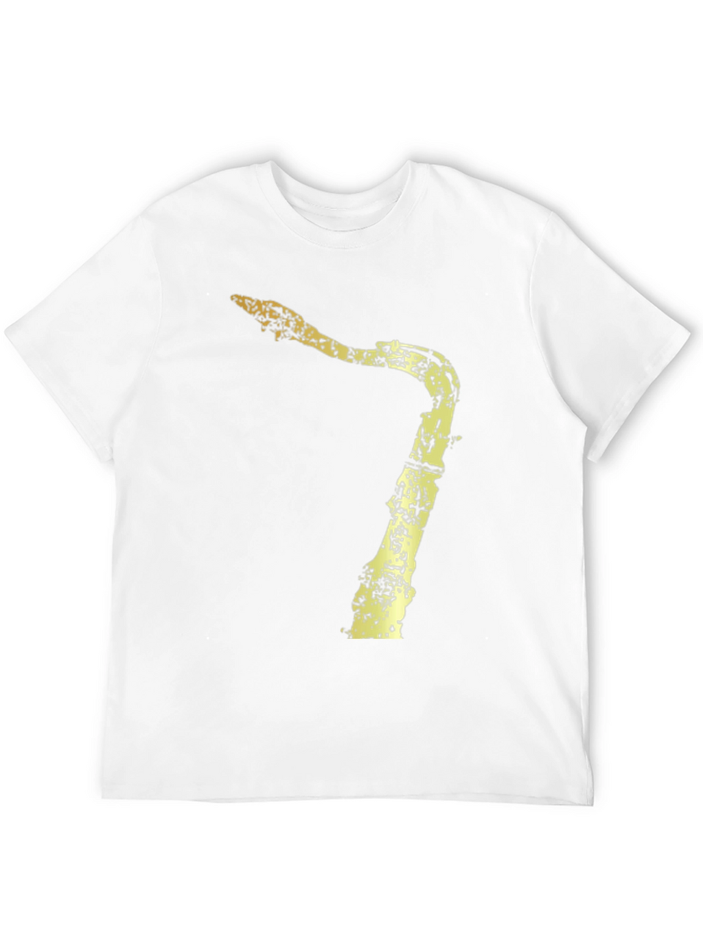 Black Saxophone Graphic Tee