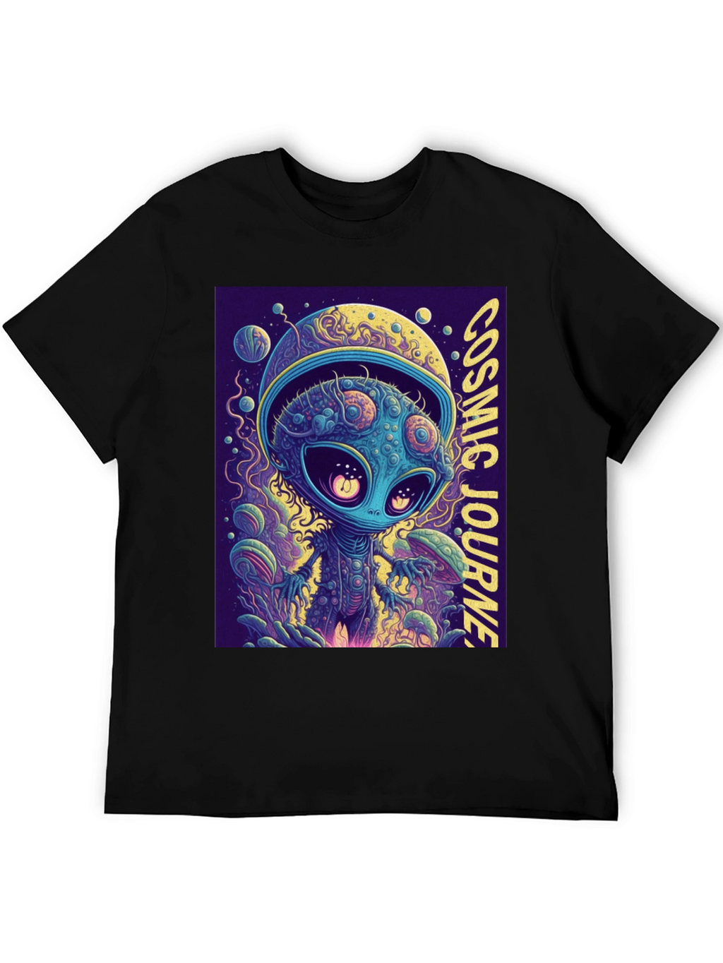 Cosmic Alien Journey Graphic Tee