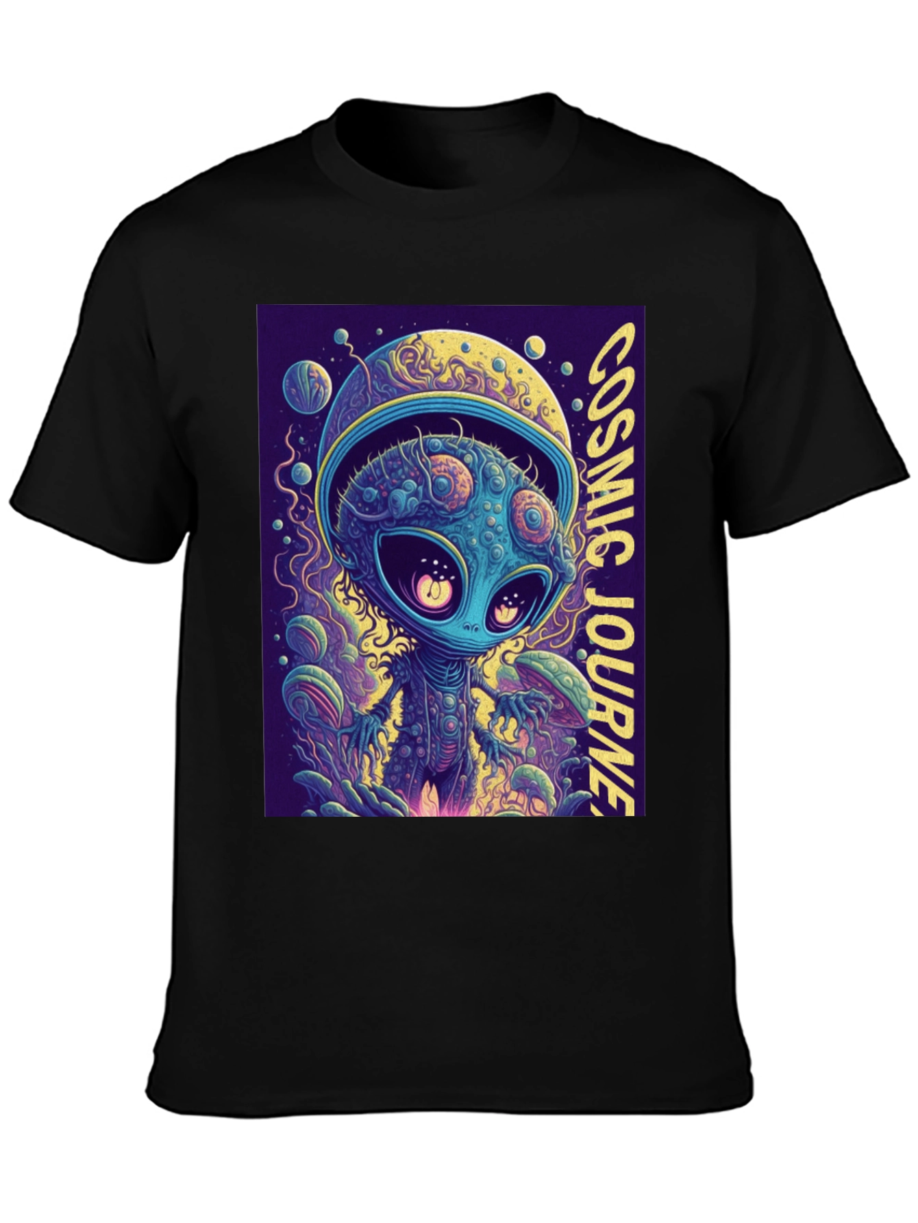 Cosmic Alien Journey Graphic Tee