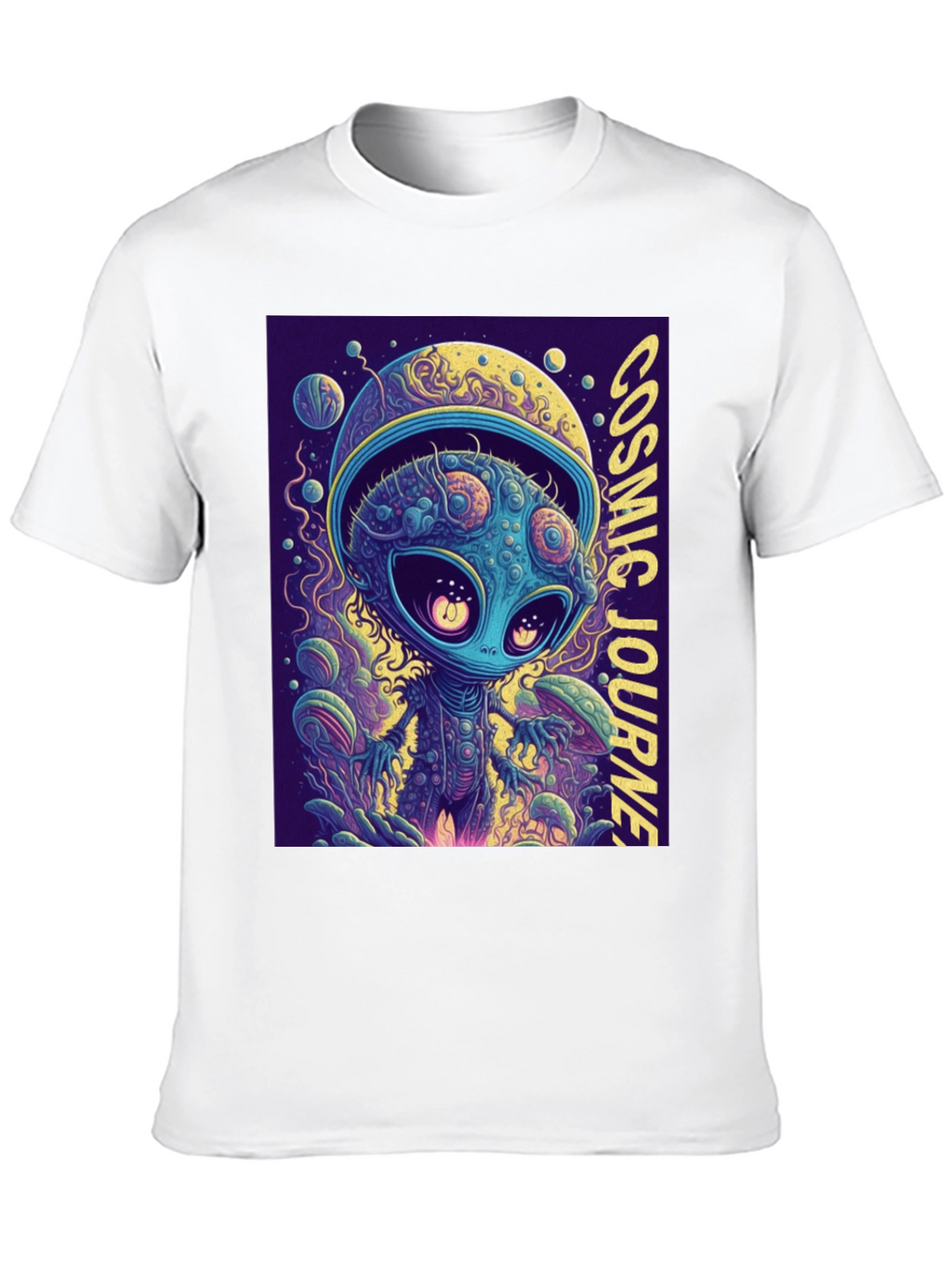 Cosmic Alien Journey Graphic Tee