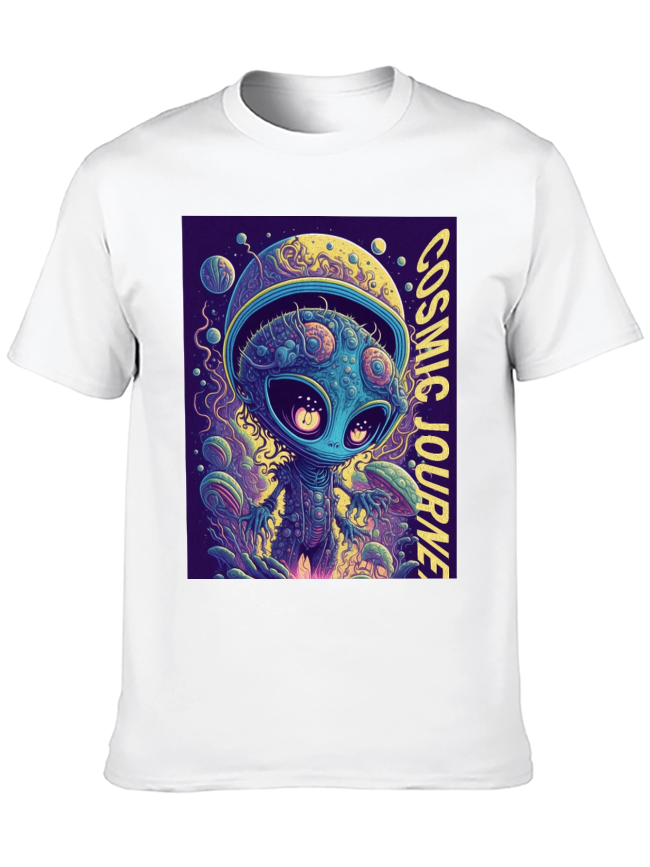 Cosmic Alien Journey Graphic Tee