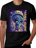 Cosmic Alien Journey Graphic Tee