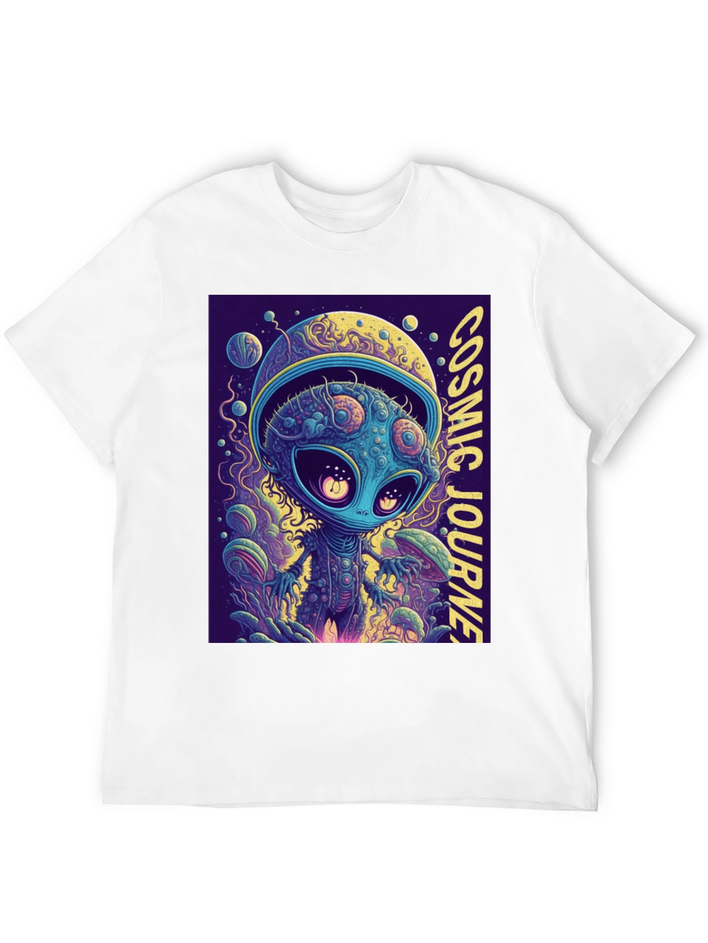 Cosmic Alien Journey Graphic Tee