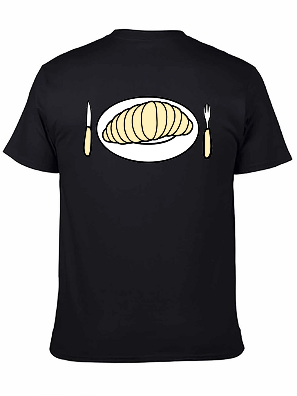 Croissant Time! Graphic Tee for Foodies