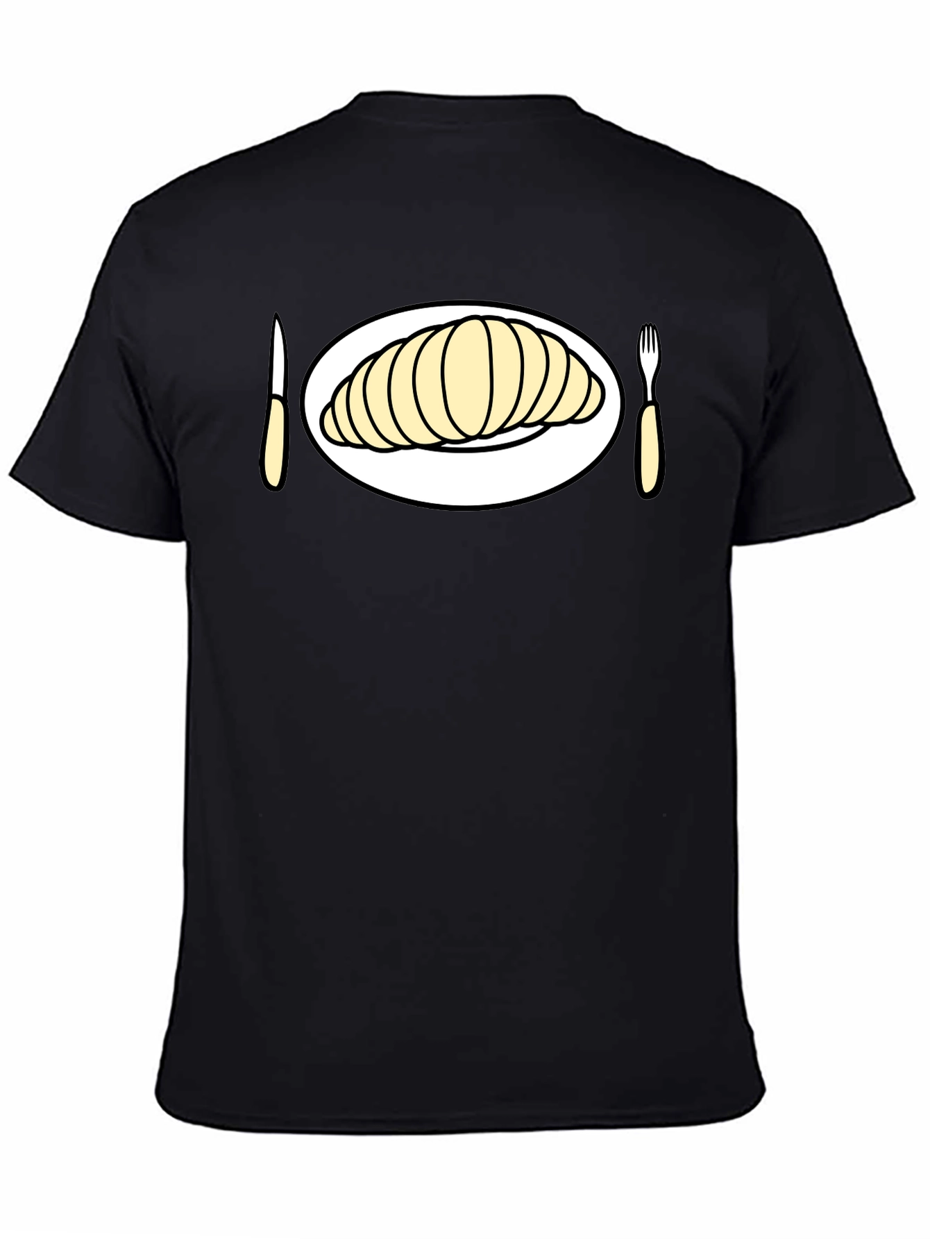 Croissant Time! Graphic Tee for Foodies