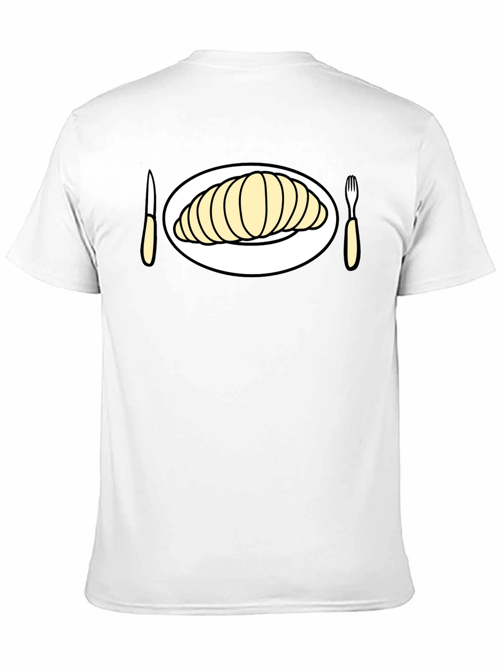 Croissant Time! Graphic Tee for Foodies