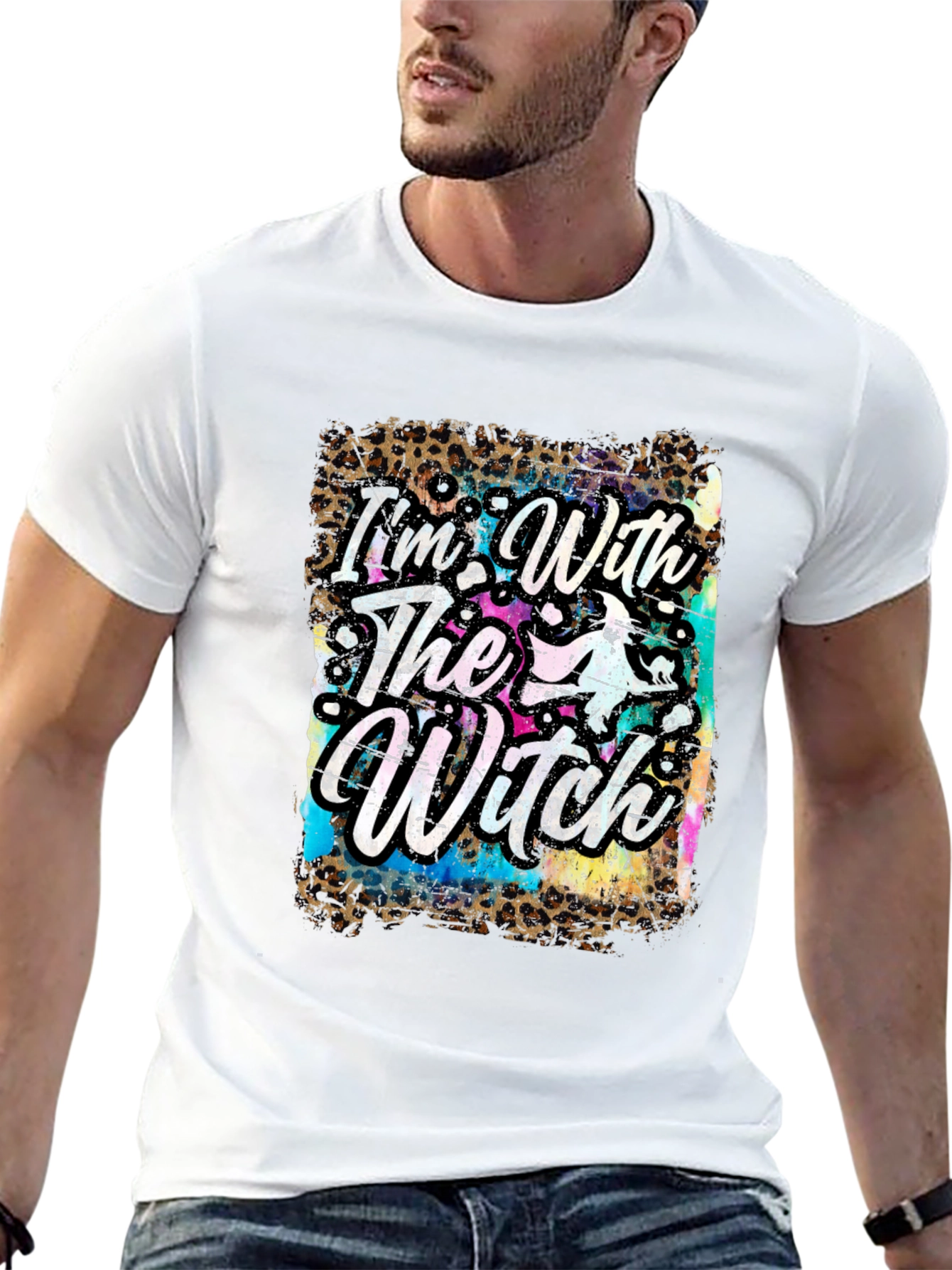 Im With The Witch Halloween T-Shirt