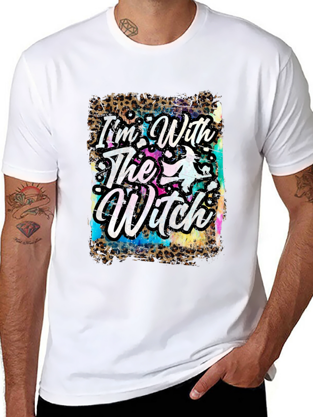 Im With The Witch Halloween T-Shirt