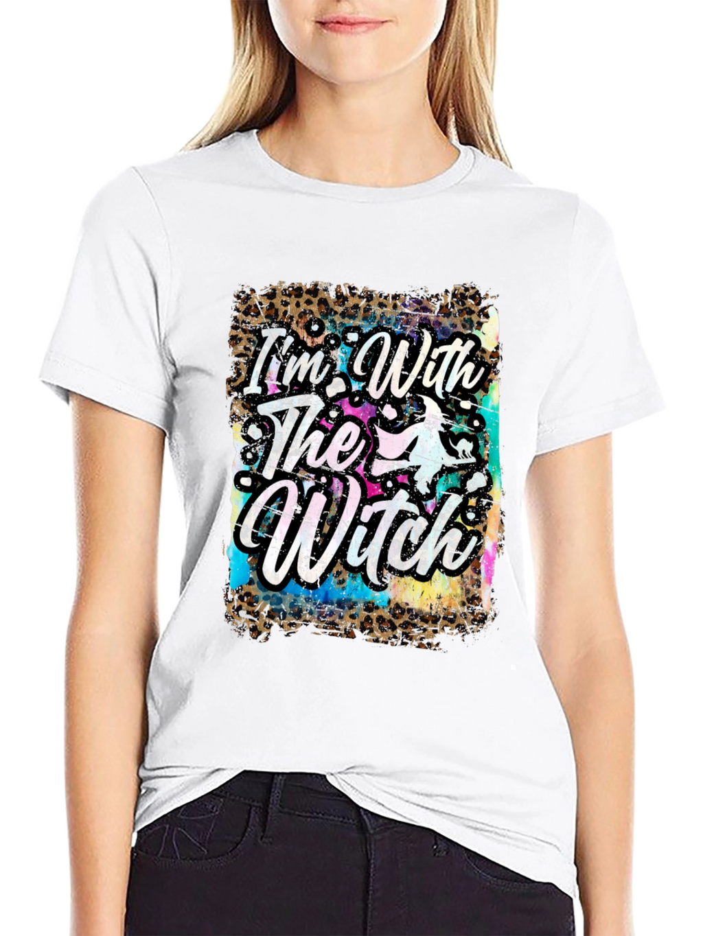 Im With The Witch Halloween T-Shirt