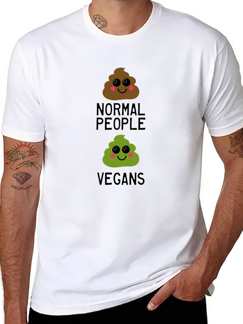 Vegan Poop T-Shirt - Funny Vegan Gift