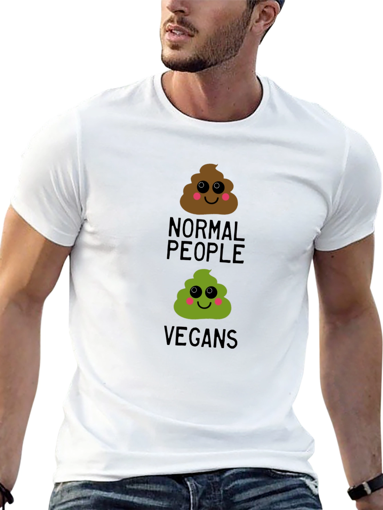 Vegan Poop T-Shirt - Funny Vegan Gift