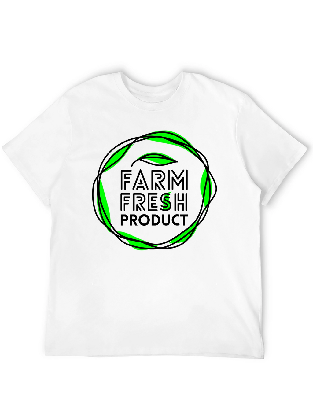 Farm Fresh Product T-Shirt - Green Design