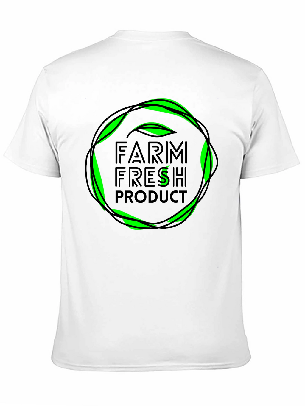 Farm Fresh Product T-Shirt - Green Design