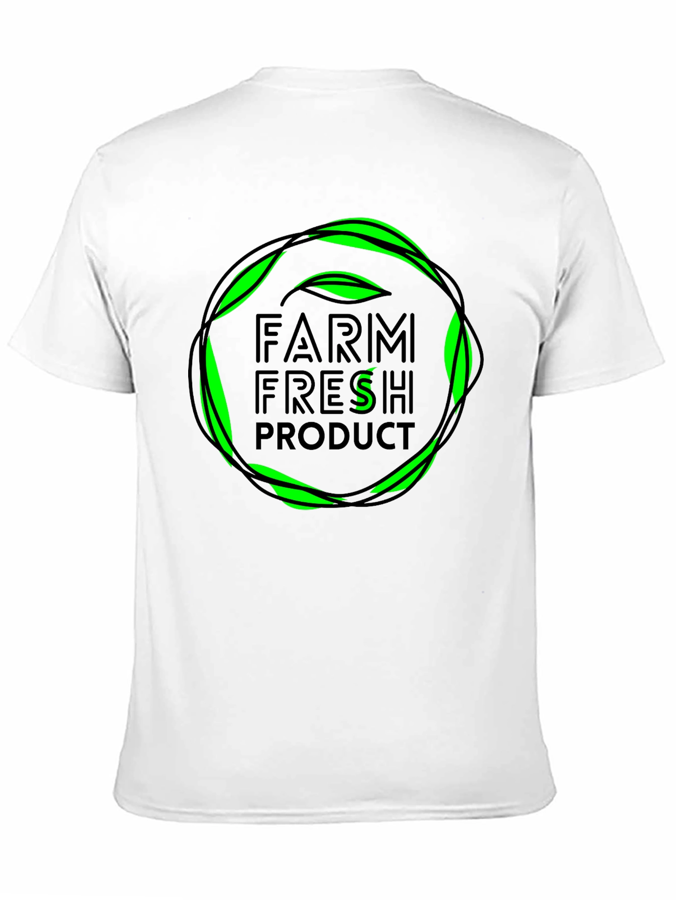 Farm Fresh Product T-Shirt - Green Design