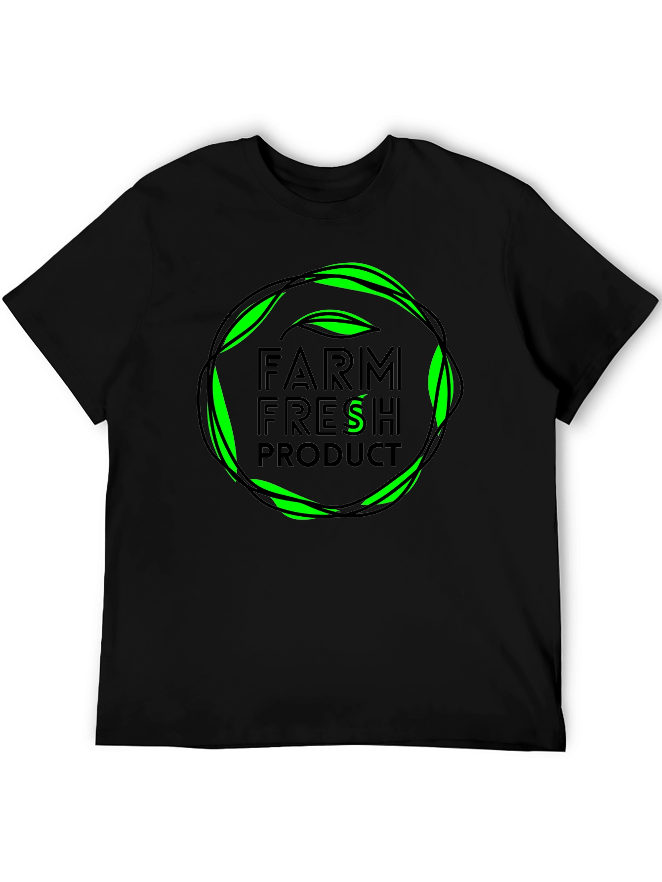 Farm Fresh Product T-Shirt - Green Design