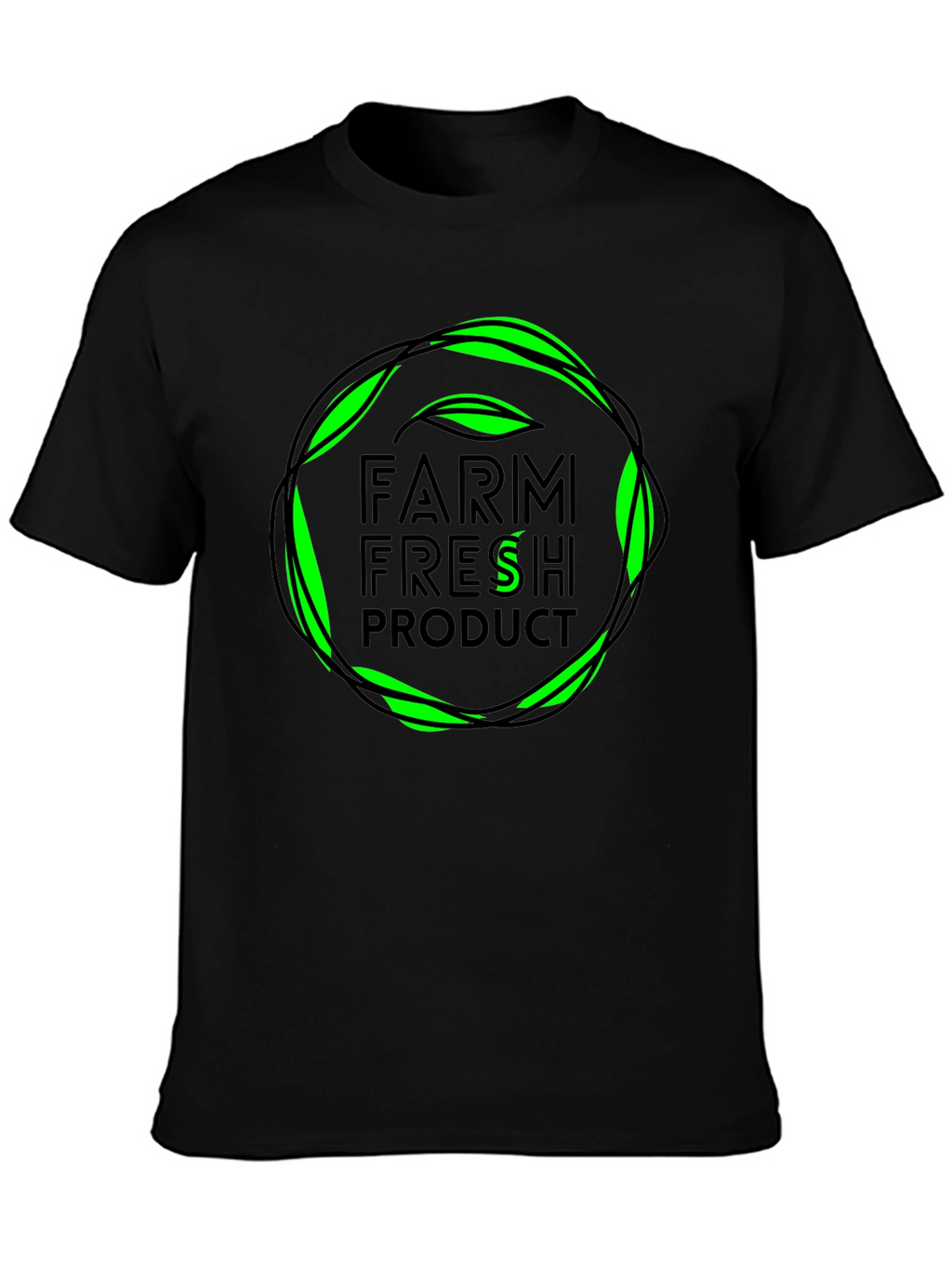 Farm Fresh Product T-Shirt - Green Design