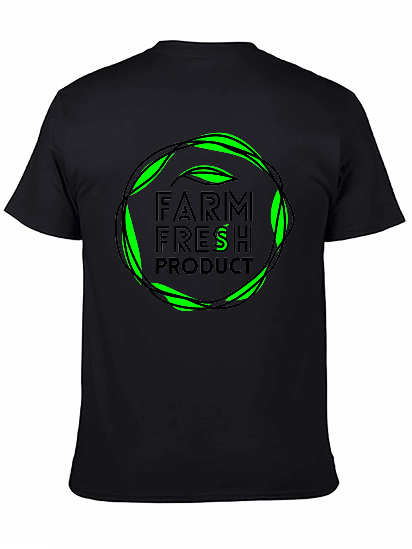 Farm Fresh Product T-Shirt - Green Design