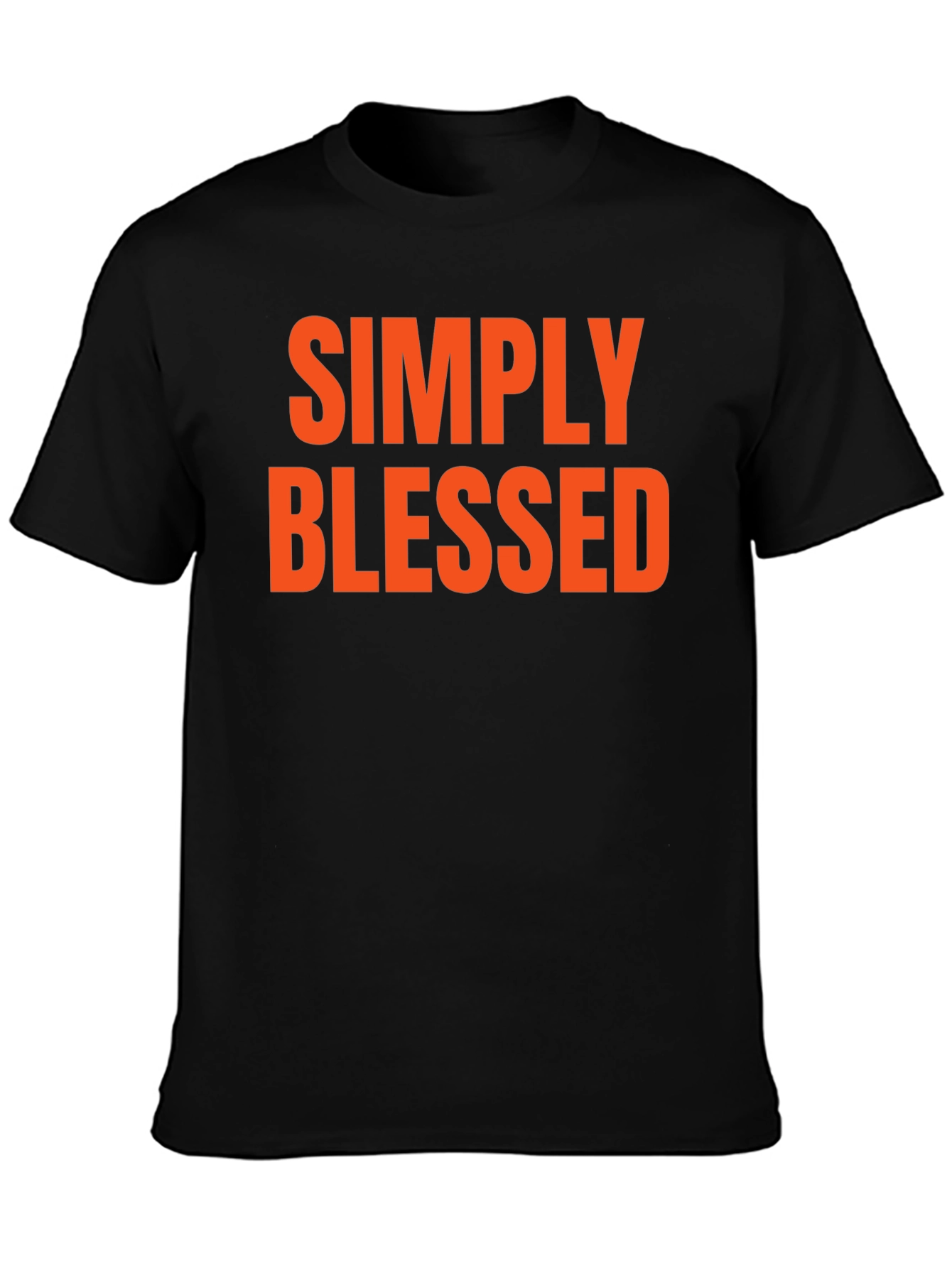 Simply Blessed Graphic Tee - Black T-Shirt