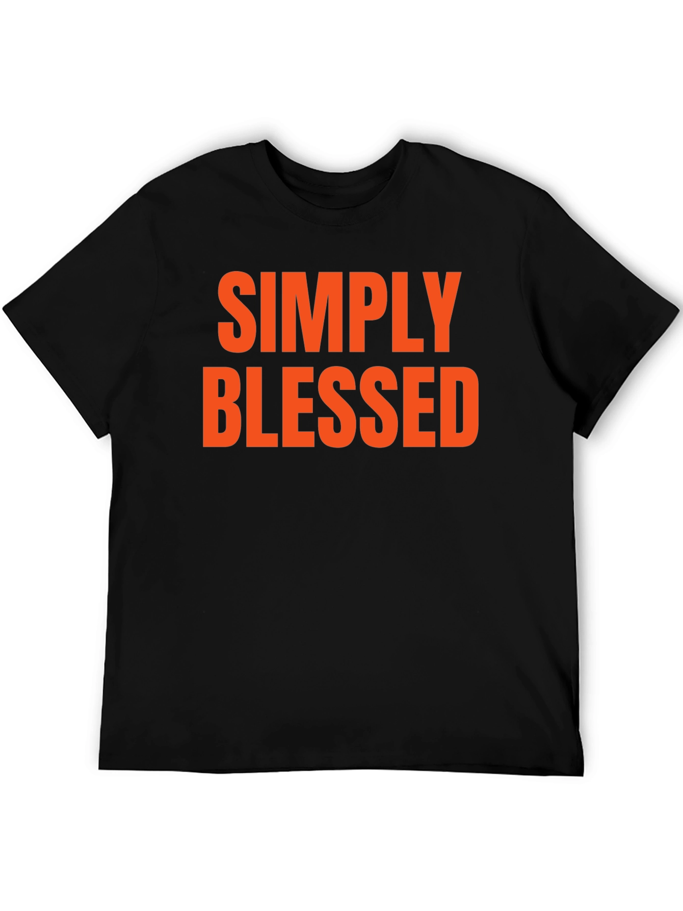 Simply Blessed Graphic Tee - Black T-Shirt