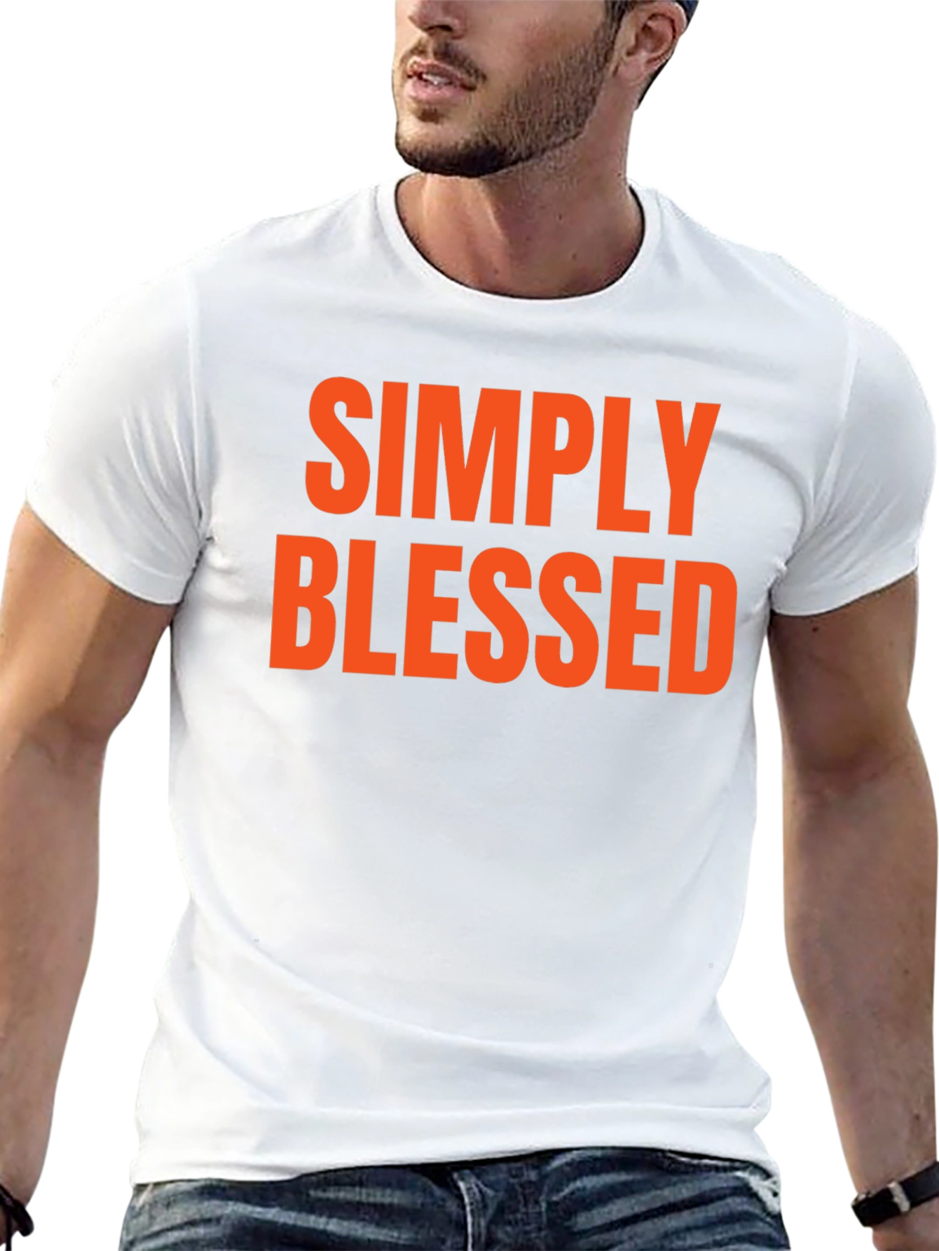 Simply Blessed Graphic Tee - Black T-Shirt