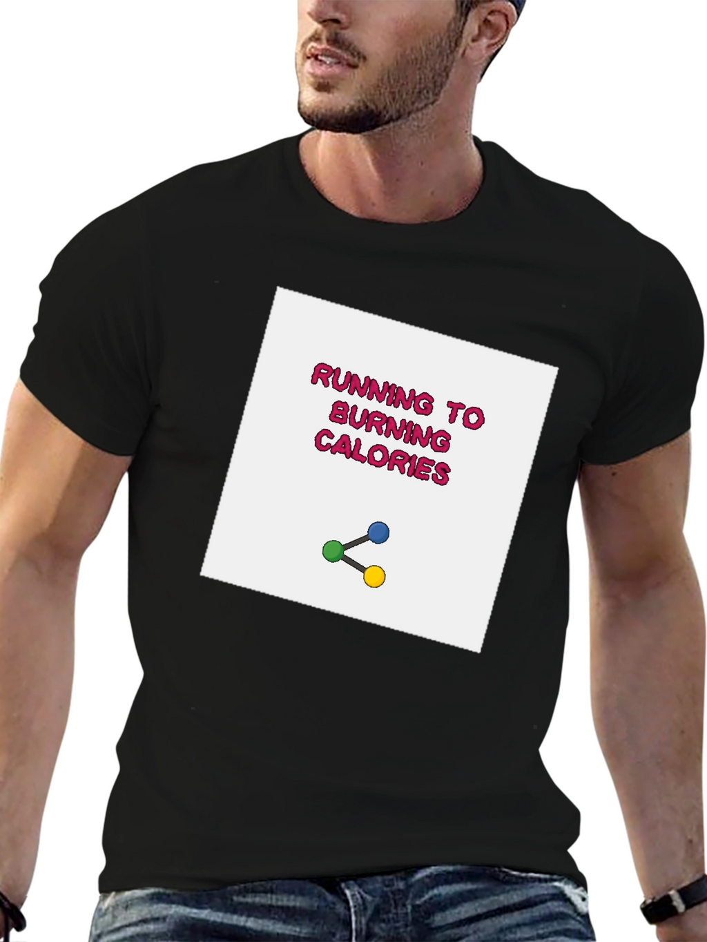 Running to Burning Calories Graphic Tee
