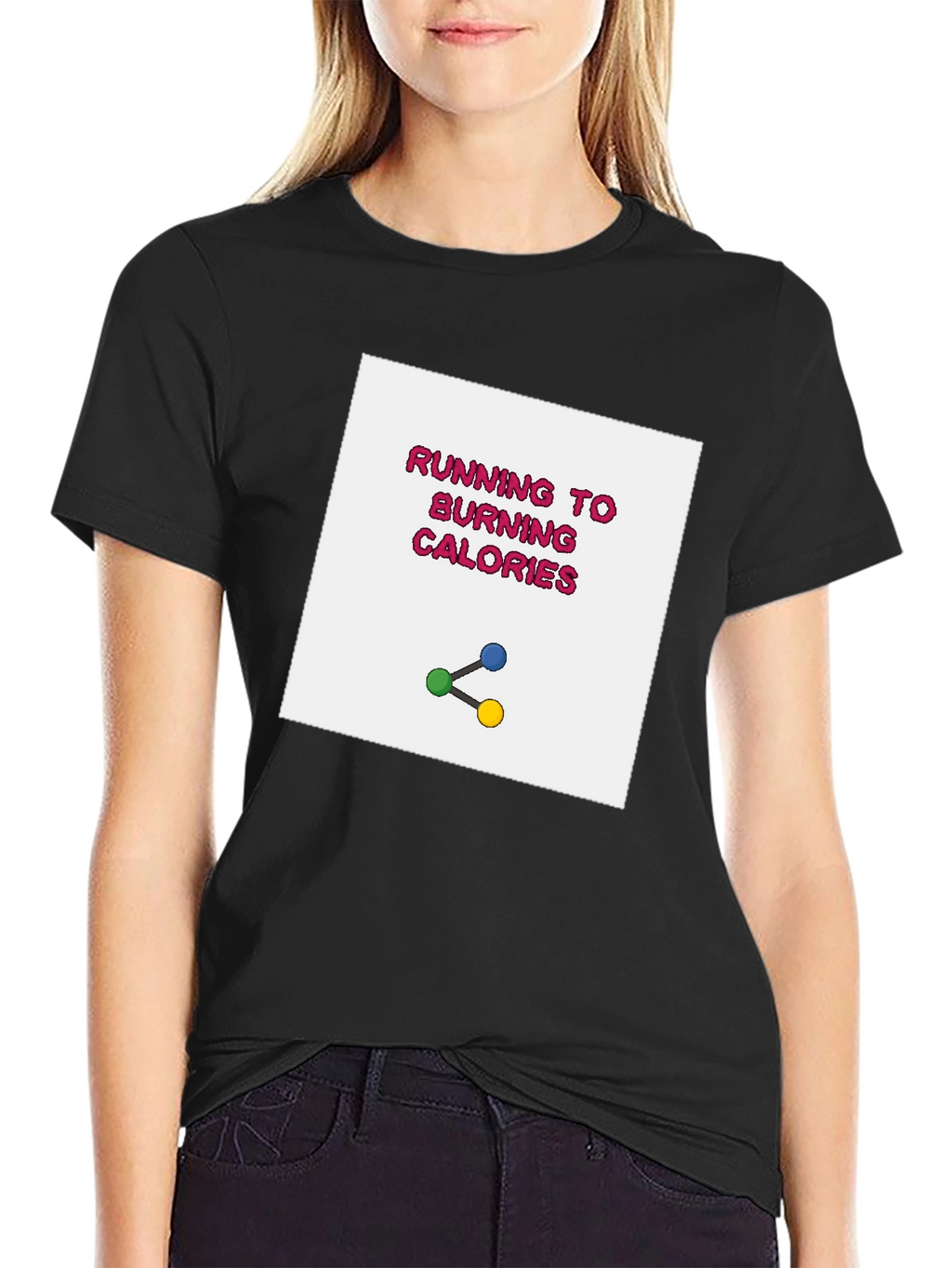 Running to Burning Calories Graphic Tee