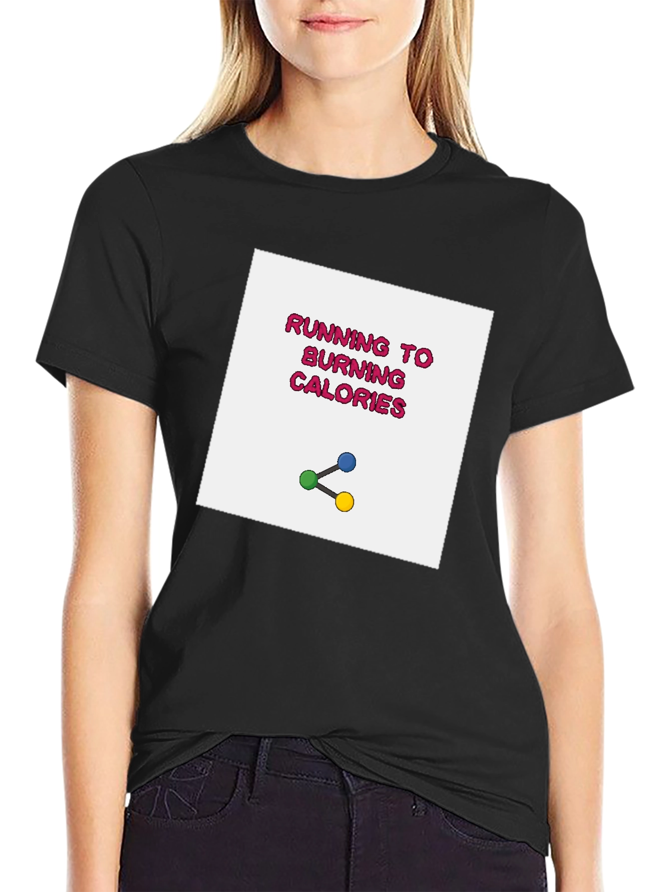 Running to Burning Calories Graphic Tee