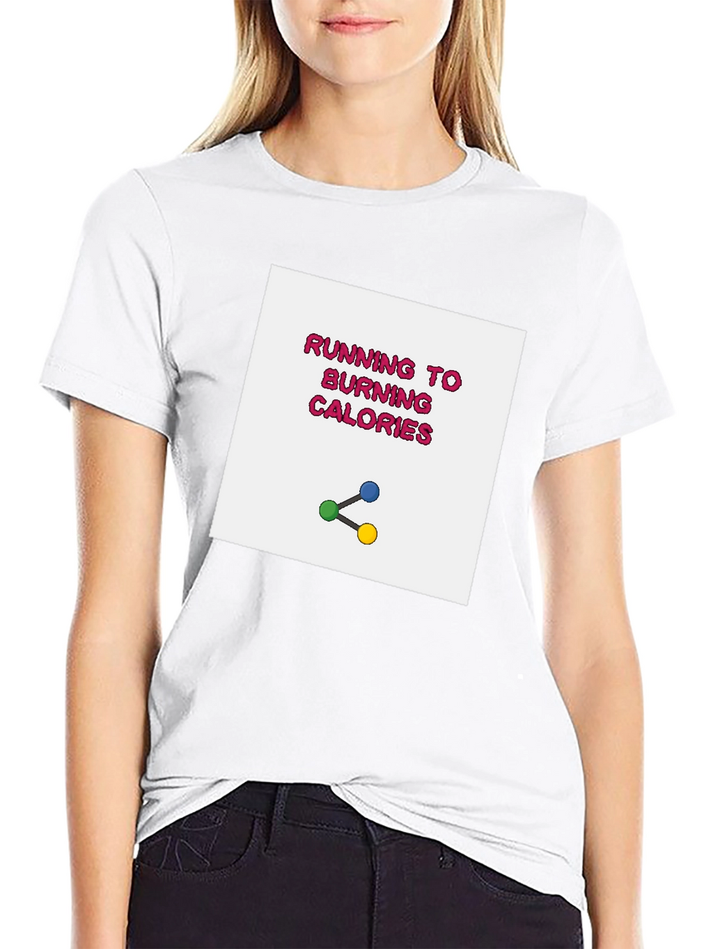 Running to Burning Calories Graphic Tee