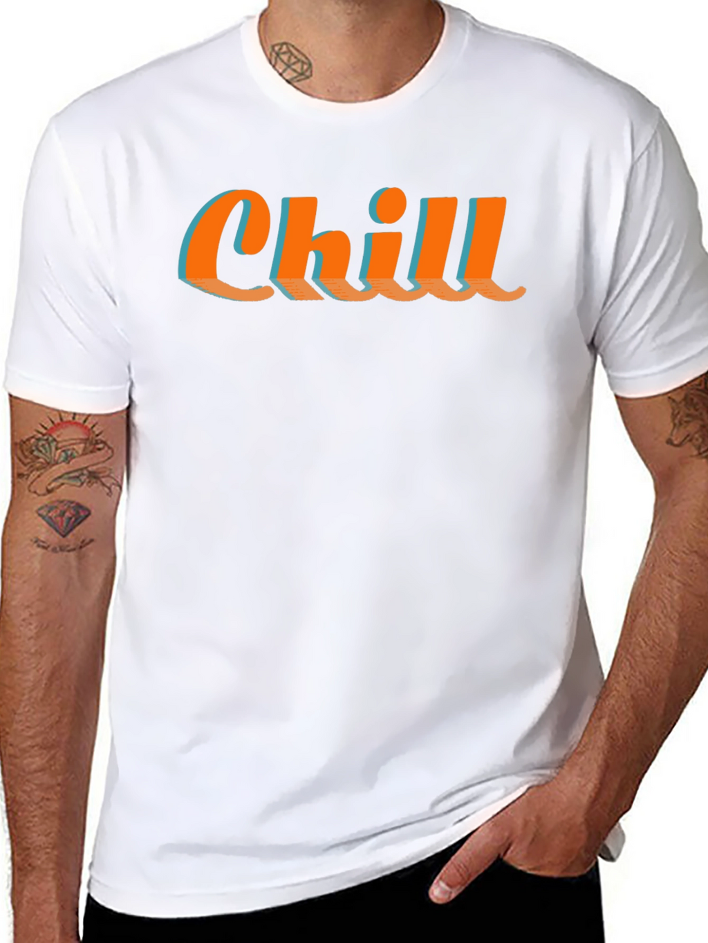 Chill Graphic Tee - Relaxed Comfort Stylish Design