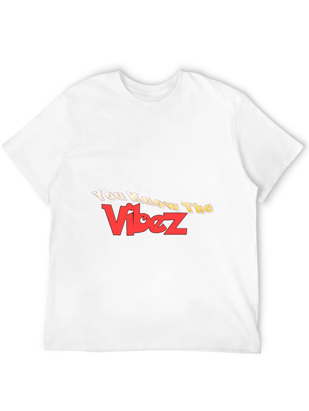 You Know The Vibez Black Graphic Tee